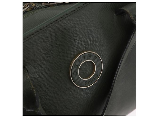 Céline Borsa a mano CELINE in pelle khaki oro Auth 174600 D'oro Cachi - vista 20