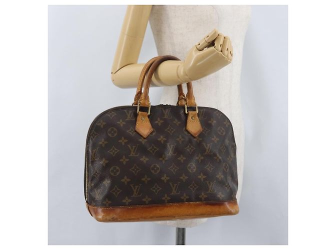 LOUIS VUITTON Borsa a Mano Monogram Alma M51130 LV Auth am10936 Monogramma - vista 21