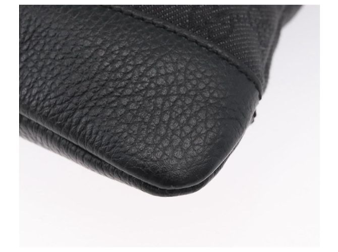 Borsa a Spalla GG Canvas Gucci Nera Argento 374414 Auth 174510 Nero - vista 16