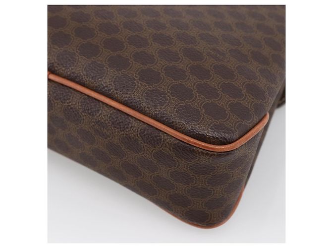 Céline Borsa a mano in tela Macadam CELINE in pelle PVC 2 in 1 marrone oro Auth 170070 D'oro - vista 17