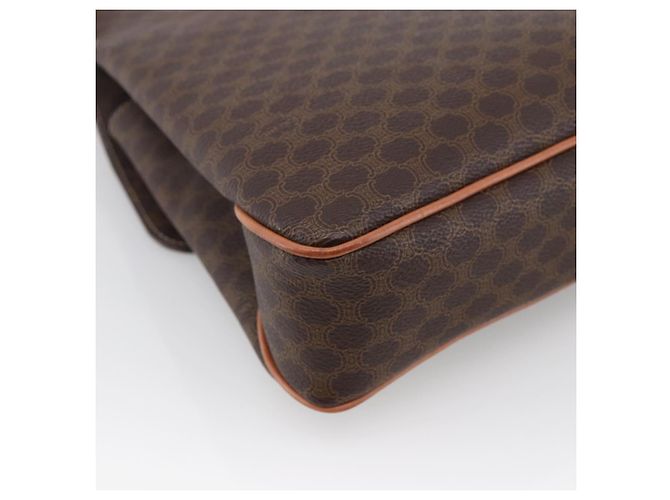 Céline Borsa a mano in tela Macadam CELINE in pelle PVC 2 in 1 marrone oro Auth 170070 D'oro - vista 18