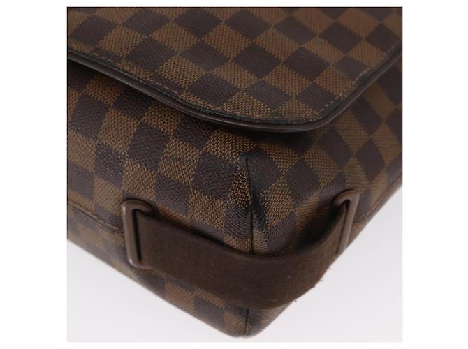 LOUIS VUITTON Bolsa de Hombro Brooklyn MM Damier Ebene N51211 LV Auth BA11409 - vista 15
