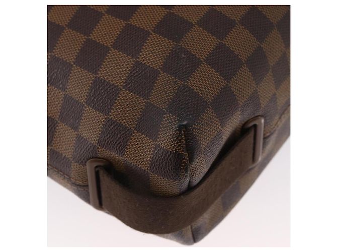 LOUIS VUITTON Bolsa de Hombro Brooklyn MM Damier Ebene N51211 LV Auth BA11409 - vista 16