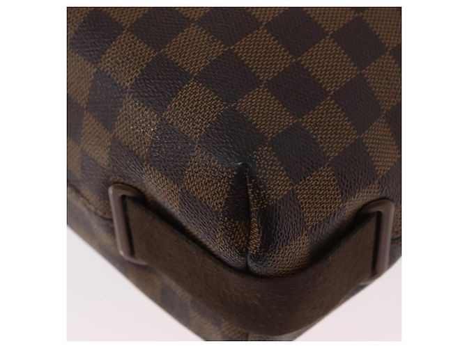 LOUIS VUITTON Bolsa de Hombro Brooklyn MM Damier Ebene N51211 LV Auth BA11409 - vista 17