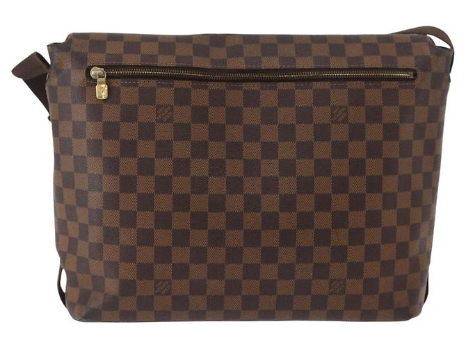 LOUIS VUITTON Bolsa de Hombro Brooklyn MM Damier Ebene N51211 LV Auth BA11409 - vista 2