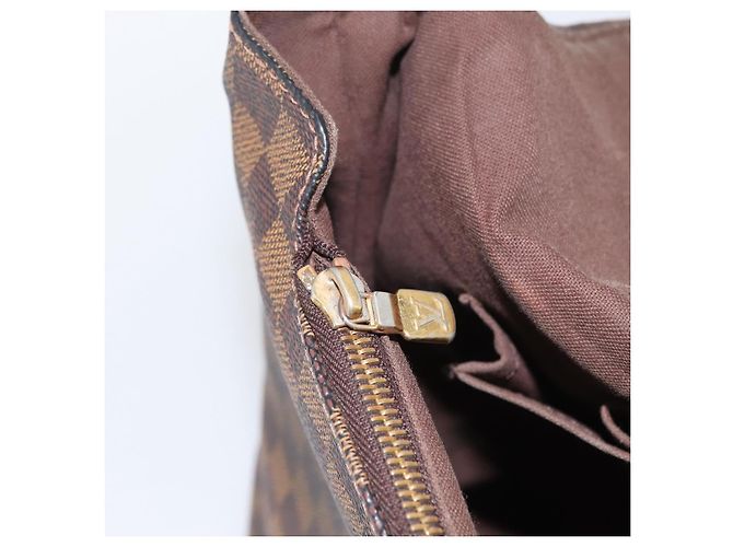 LOUIS VUITTON Bolsa de Hombro Brooklyn MM Damier Ebene N51211 LV Auth BA11409 - vista 25