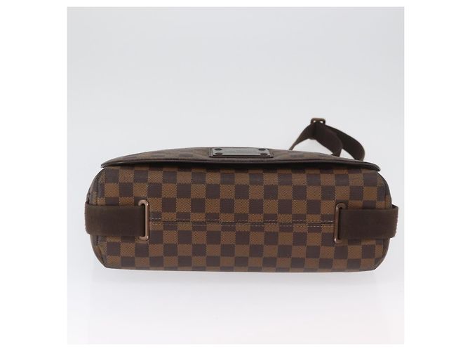 LOUIS VUITTON Bolsa de Hombro Brooklyn MM Damier Ebene N51211 LV Auth BA11409 - vista 5
