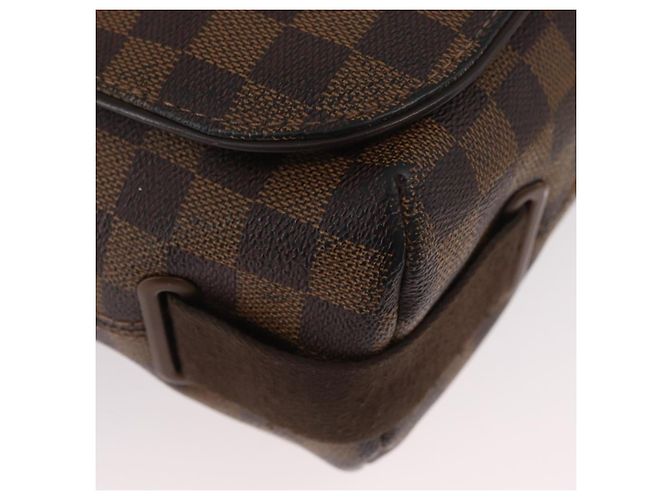 LOUIS VUITTON Bolsa de Hombro Brooklyn MM Damier Ebene N51211 LV Auth BA11409 - vista 8
