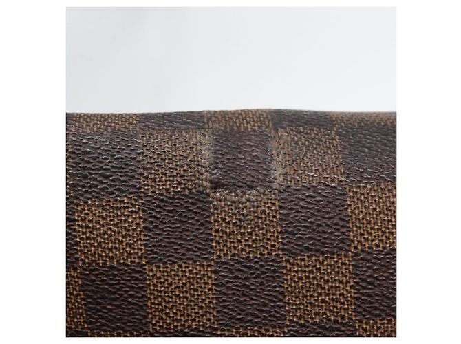 LOUIS VUITTON Bolsa de Hombro Brooklyn MM Damier Ebene N51211 LV Auth BA11409 - vista 9