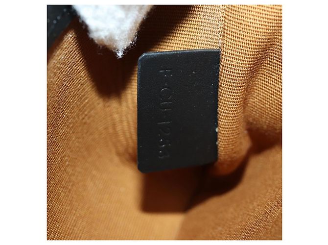Céline Borsa Messenger Triomphe Medium CELINE Borsa a Spalla PVC Nero Oro Auth ARZ678SAM D'oro - vista 11