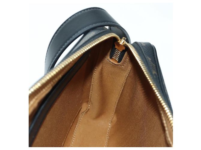 Céline Borsa Messenger Triomphe Medium CELINE Borsa a Spalla PVC Nero Oro Auth ARZ678SAM D'oro - vista 22
