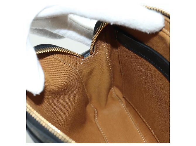 Céline Borsa Messenger Triomphe Medium CELINE Borsa a Spalla PVC Nero Oro Auth ARZ678SAM D'oro - vista 23