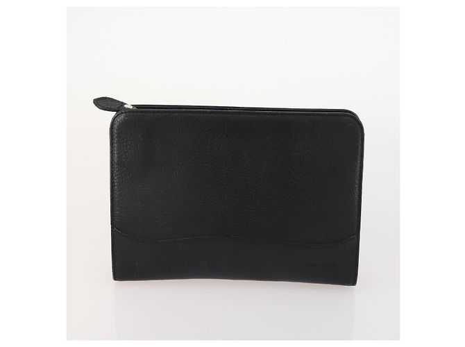 Borsa Burberrys Blue Label in pelle 5 pezzi nera marrone Auth fm5229 Nero - vista 12