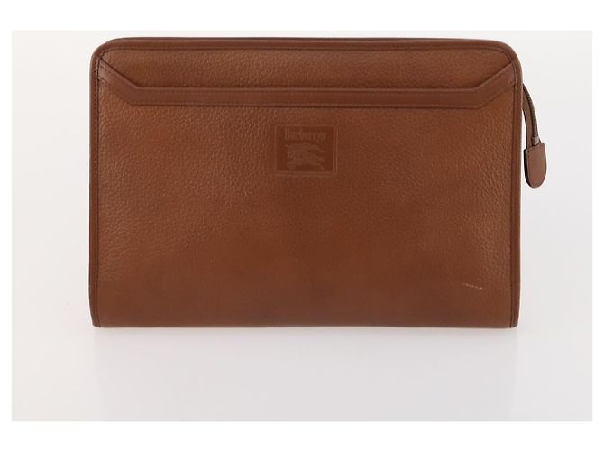 Borsa Burberrys Blue Label in pelle 5 pezzi nera marrone Auth fm5229 Nero - vista 22