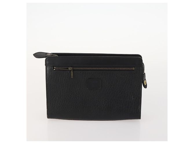 Borsa Burberrys Blue Label in pelle 5 pezzi nera marrone Auth fm5229 Nero - vista 7