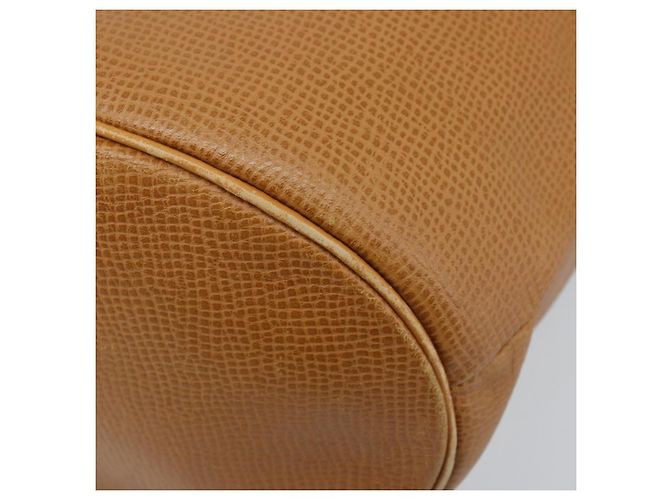 Borsa a Spalla Christian Dior Pelle Marrone Oro Auth ep13792 D'oro - vista 15