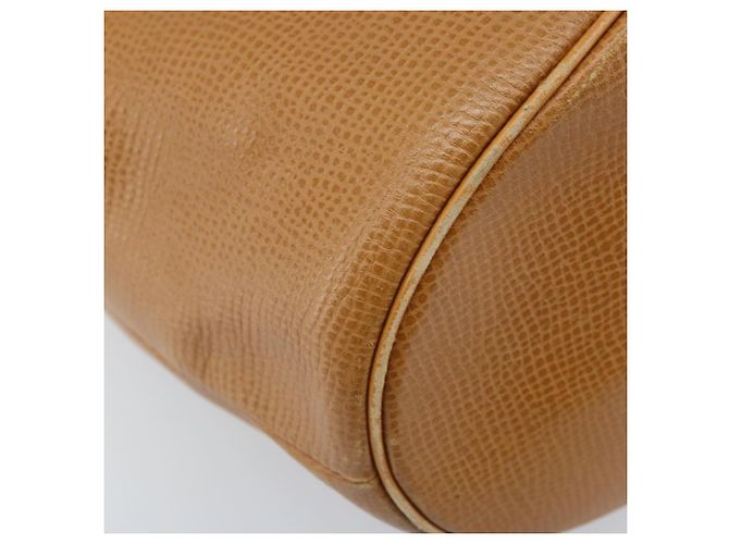 Borsa a Spalla Christian Dior Pelle Marrone Oro Auth ep13792 D'oro - vista 16