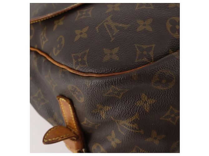 LOUIS VUITTON Bolso de Hombro Monogram Saumur 35 M42254 LV Auth fm5198 Monograma - vista 18