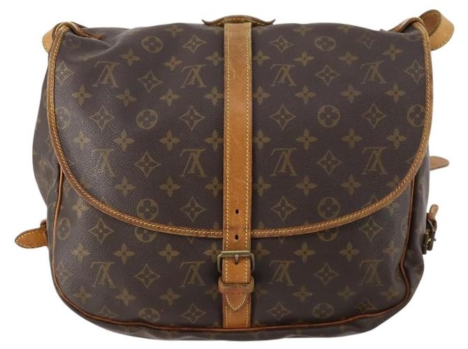 LOUIS VUITTON Bolso de Hombro Monogram Saumur 35 M42254 LV Auth fm5198 Monograma - vista 2