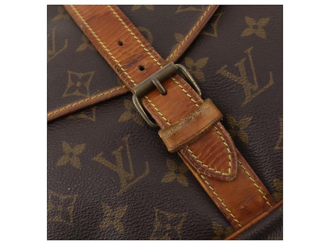 LOUIS VUITTON Bolso de Hombro Monogram Saumur 35 M42254 LV Auth fm5198 Monograma - vista 21