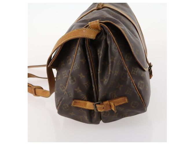 LOUIS VUITTON Bolso de Hombro Monogram Saumur 35 M42254 LV Auth fm5198 Monograma - vista 3
