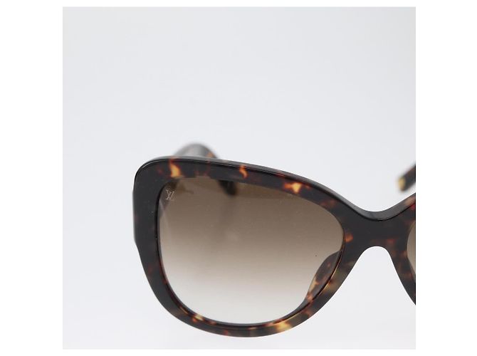 Gafas de sol LOUIS VUITTON de plástico marrón Z1597E LV Auth BA11404 Castaño - vista 3