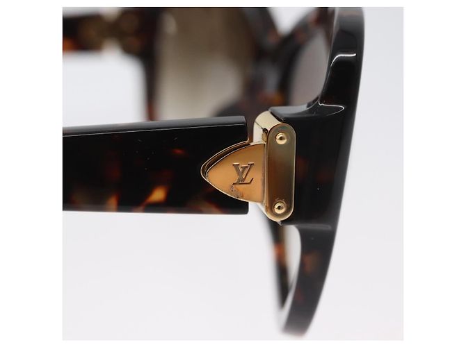 Gafas de sol LOUIS VUITTON de plástico marrón Z1597E LV Auth BA11404 Castaño - vista 6