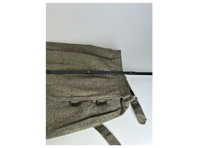 Gonna Lunga in Lana Vintage Dior Grigia M Grigio - vista 5