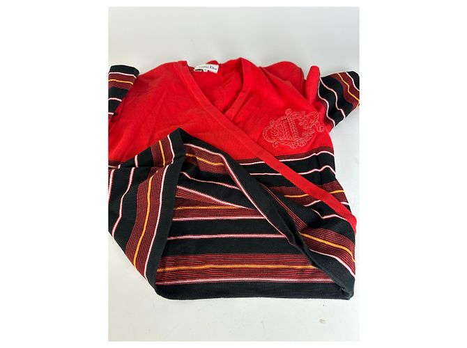 Top Rayado Vintage Dior M Rojo Roja - vista 13
