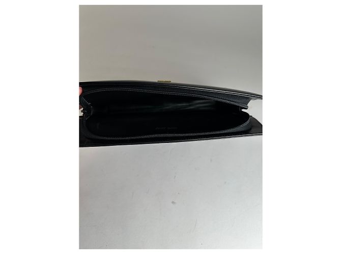 Clutch in pelle vintage Givenchy nera Nero - vista 12