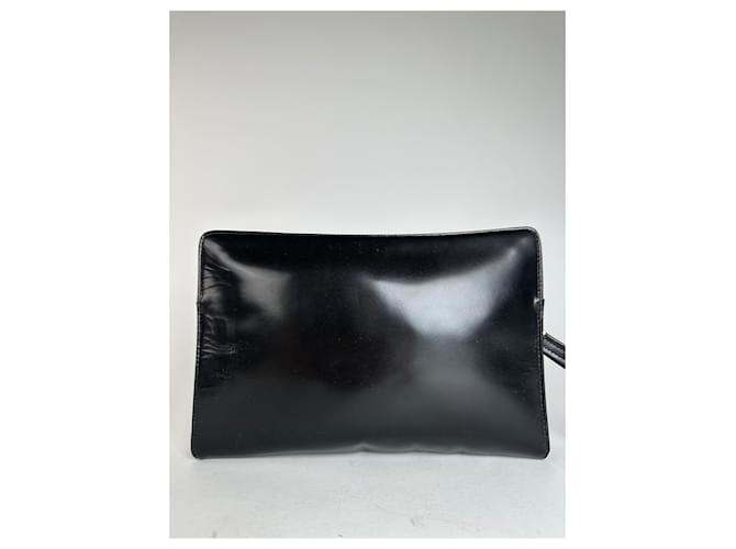 Clutch in pelle vintage Givenchy nera Nero - vista 2