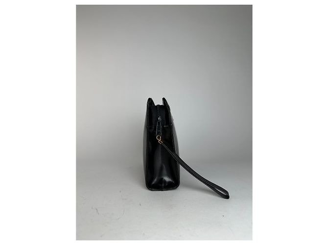 Clutch in pelle vintage Givenchy nera Nero - vista 3