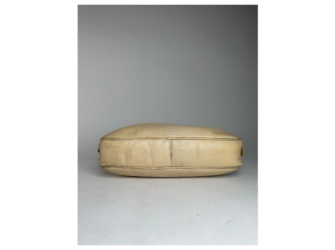 Vintage Yves Saint Laurent Ledertasche Beige - Ansicht 10