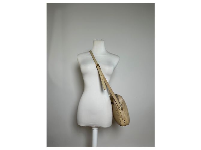 Vintage Yves Saint Laurent Ledertasche Beige - Ansicht 4