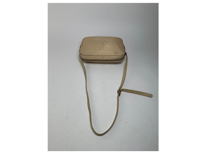 Vintage Yves Saint Laurent Ledertasche Beige - Ansicht 9