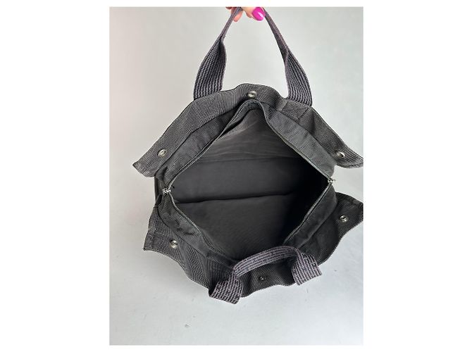 Vintage Hermès Handtasche Anthrazit Anthrazitgrau - Ansicht 10