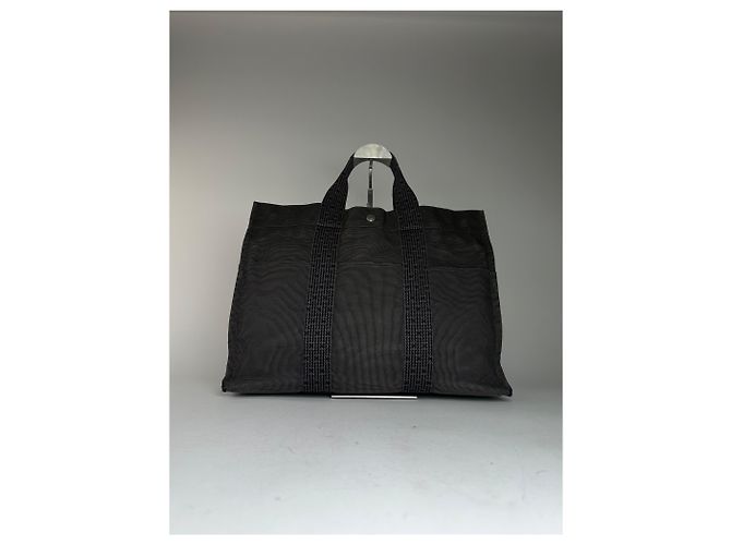 Vintage Hermès Handtasche Anthrazit Anthrazitgrau - Ansicht 13