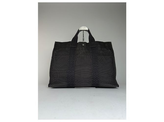 Vintage Hermès Handtasche Anthrazit Anthrazitgrau - Ansicht 2