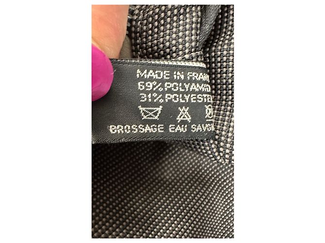 Vintage Hermès Handtasche Anthrazit Anthrazitgrau - Ansicht 4