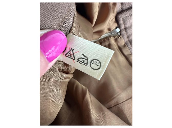 Chloé Vintage Chloe Wollrock FR42 braun - Ansicht 10