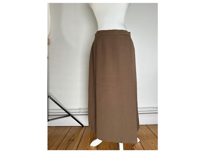 Chloé Vintage Chloe Wollrock FR42 braun - Ansicht 4