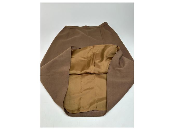Chloé Vintage Chloe Wollrock FR42 braun - Ansicht 7