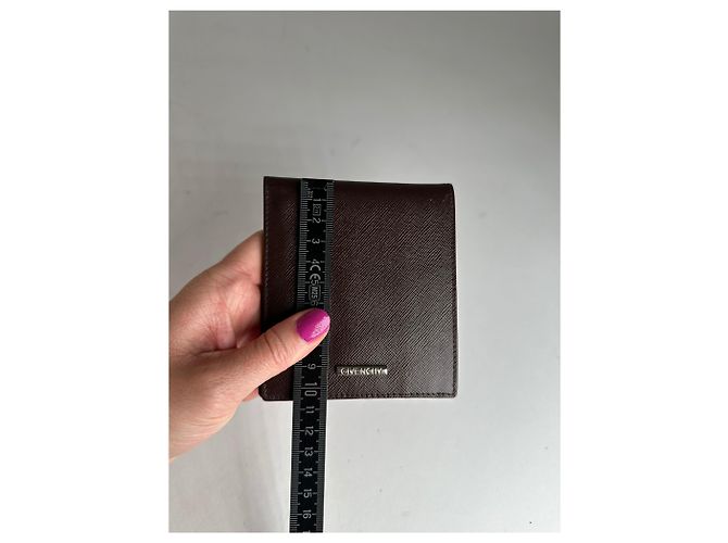 Vintage Givenchy Leather Card Holder Brown - view 8