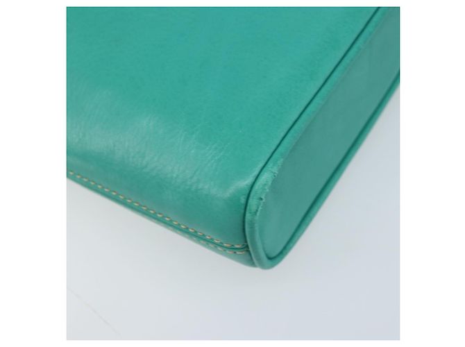 Céline Borsa a Spalla CELINE in Pelle Oro Verde Smeraldo Autentica bs34009 D'oro - vista 16