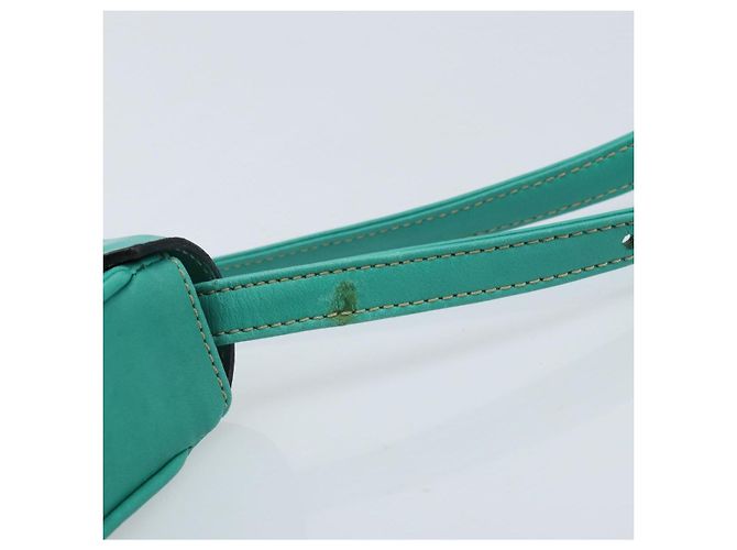 Céline Borsa a Spalla CELINE in Pelle Oro Verde Smeraldo Autentica bs34009 D'oro - vista 8