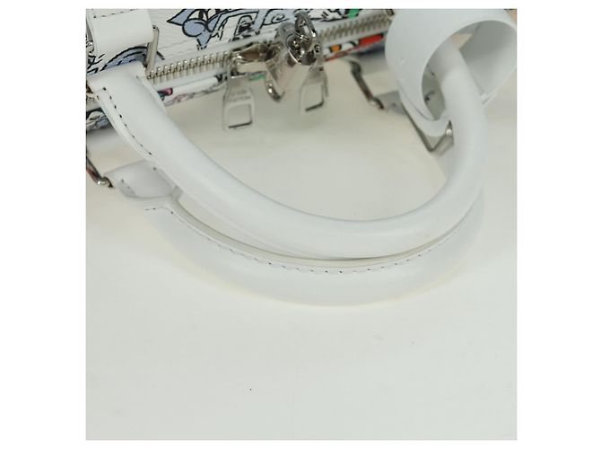 LOUIS VUITTON Borsa Keepall Bandoulière 50 Monogram Comics M21863 Auth LNZ784SM Bianco - vista 7