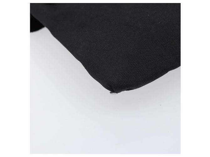 Borsa a vita GUCCI in nylon nero argento 28566 Auth 174041 - vista 14