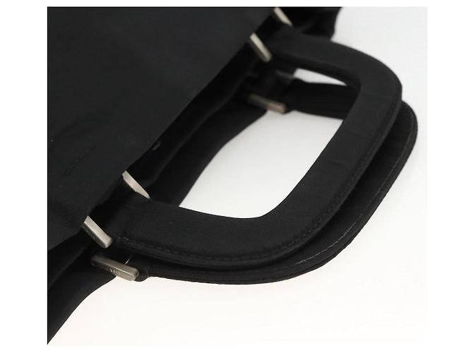 PRADA Handtasche aus Nylon Schwarz Silber Auth BSZ285 - Ansicht 7