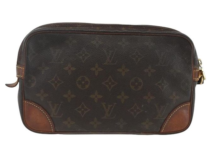 LOUIS VUITTON Clutch Marly Dragonne GM Monogram M51825 LV Auth ti3807 Monogramma - vista 2