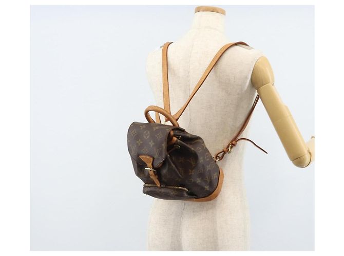 LOUIS VUITTON Monogram Montsouris PM Rucksack M51137 LV Auth 173898A Monogramm - Ansicht 27